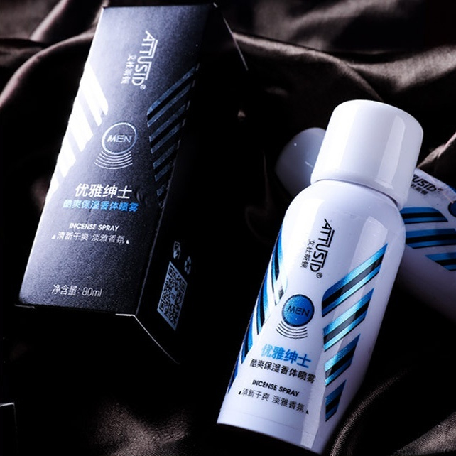 Xịt khử mùi mồ hôi toàn thân cho nam giới, ngăn mùi mồ hôi, khô thoáng body, mùi thơm, dạng xịt 80ml SPT11001