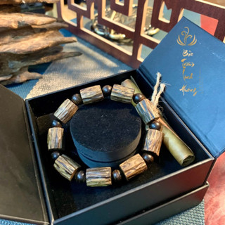  Vòng Tay Trầm Hương Sánh Chìm Trúc Bi - BẢO TRẦM LINH HƯƠNG Phong Thủy Đeo Tự Nhiên 8 10 12 14mm Cao Cấp Quà Tặng Nam Nữ 