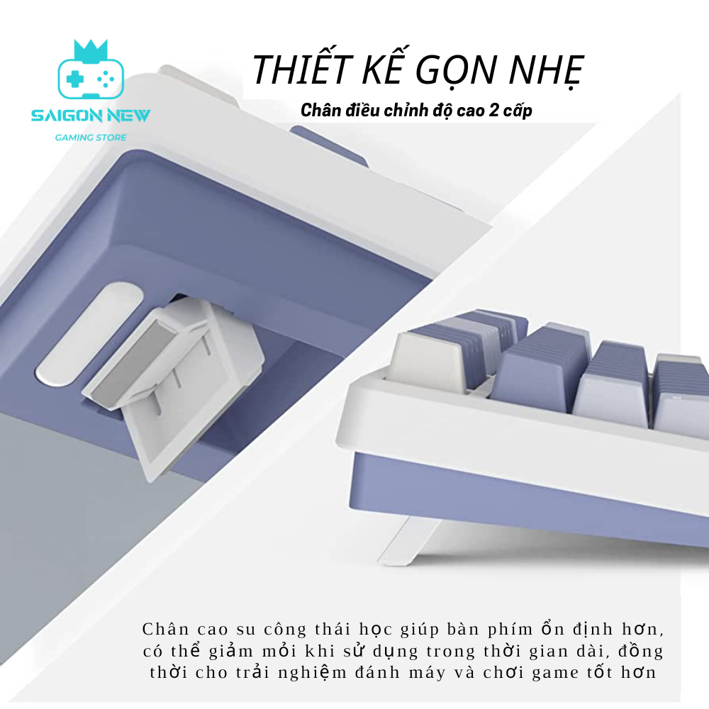 Bàn phím cơ không dây Hotswap RK ROYAL KLUDGE M75 - Thiết kế mạch xuôi - Keycap PBT double shot - Có núm xoay và màn led | BigBuy360 - bigbuy360.vn