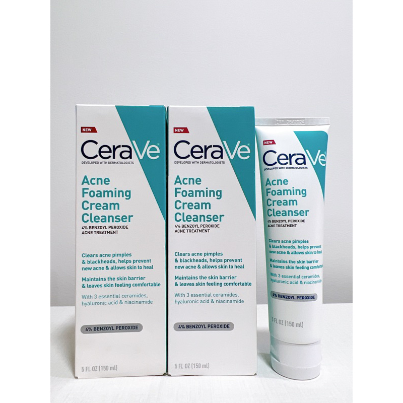 Sữa rửa mặt dành cho mụn CeraVe Acne Foaming Cream Cleanser