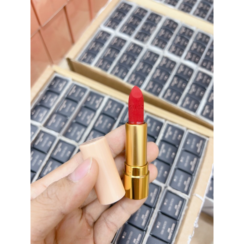 Son kem/ thỏi Gucci Mat 25 Godie Red mini& full size chính hãng- LAMII BEAUTY