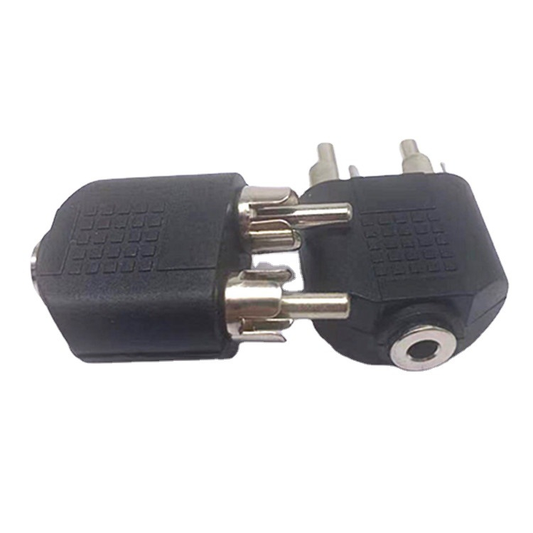 Jack chuyển 3.5mm cái  ra 2 đầu hoa sen đực