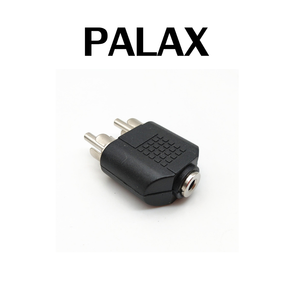 Đầu cắm, Jack chuyển đổi âm thanh 2 Jack AV hoa sen nam sang 3.5mm nữ