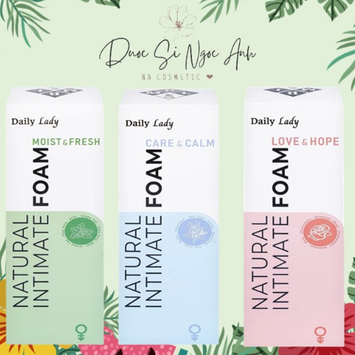 Dung dịch vệ sinh phụ nữ Daly Lady Love & Hope dạng bọt (100ml)