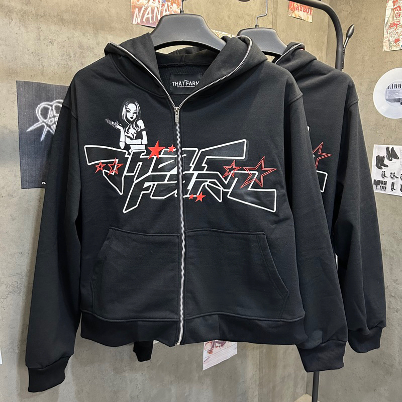 Áo khoác 𝐂𝐘𝐁𝐄𝐑 𝐇𝐎𝐎𝐃 𝐙𝐈𝐏