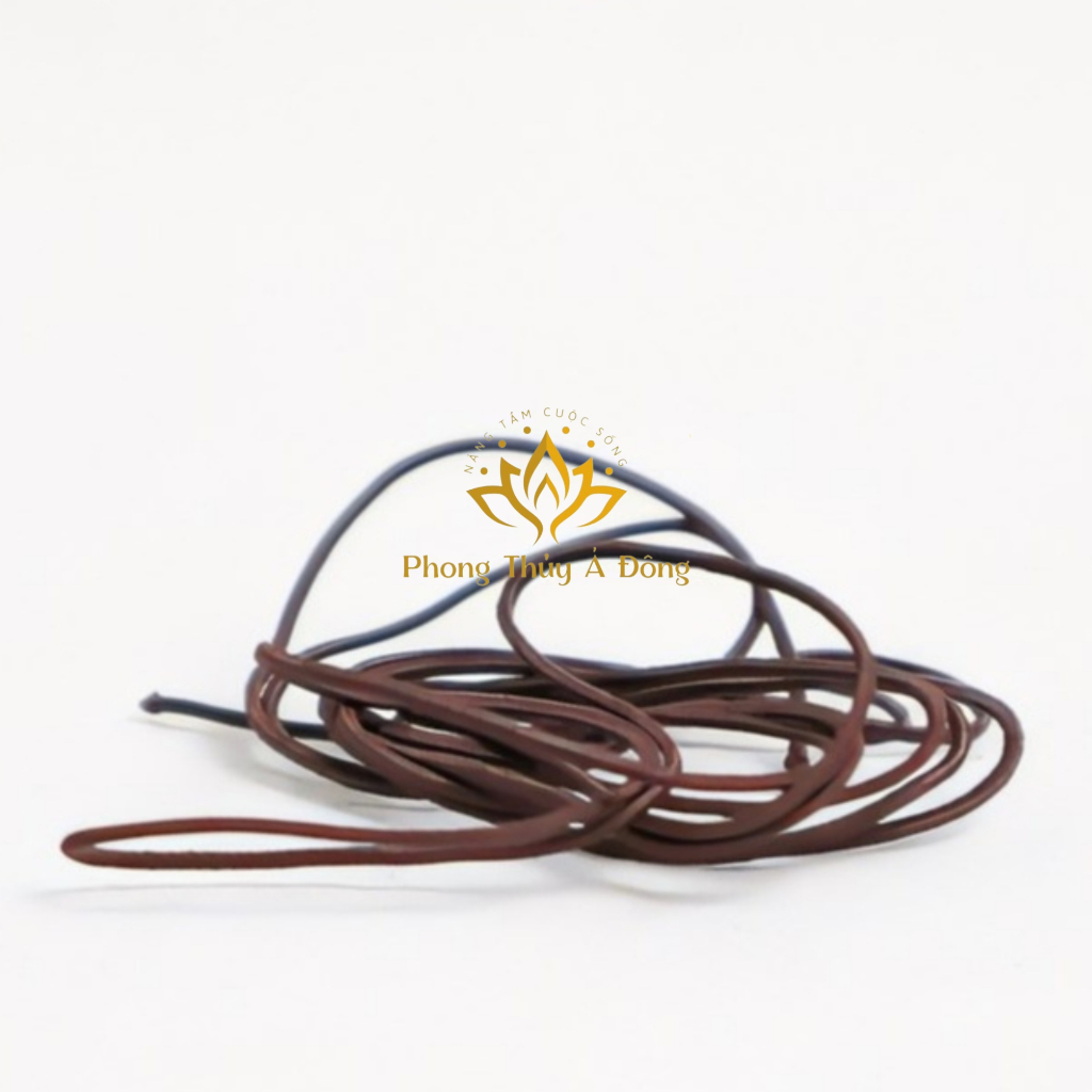 Dây Thun Chỉ Dù Co Giãn Chuyên Xỏ Vòng Tay Có Độ Co Giãn Cao - Tặng hạt Trầm Dự Phòng - XÂU HẠT CHỈ 1 MÀU NÂU