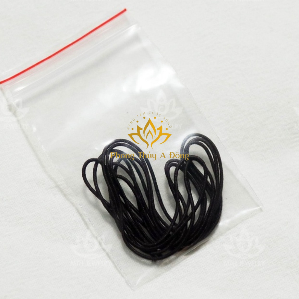Dây Thun Chỉ Dù Co Giãn Chuyên Xỏ Vòng Tay Có Độ Co Giãn Cao - Tặng hạt Trầm Dự Phòng - XÂU HẠT CHỈ 1 MÀU NÂU