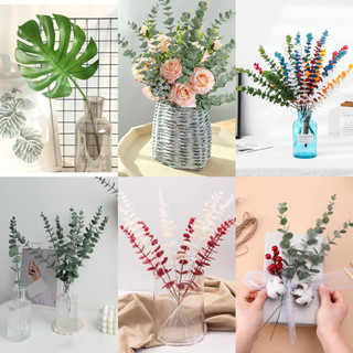 Lá cây chụp ảnh sản phẩm trang trí phòng, cắm điểm lọ hoa, decor sự kiện