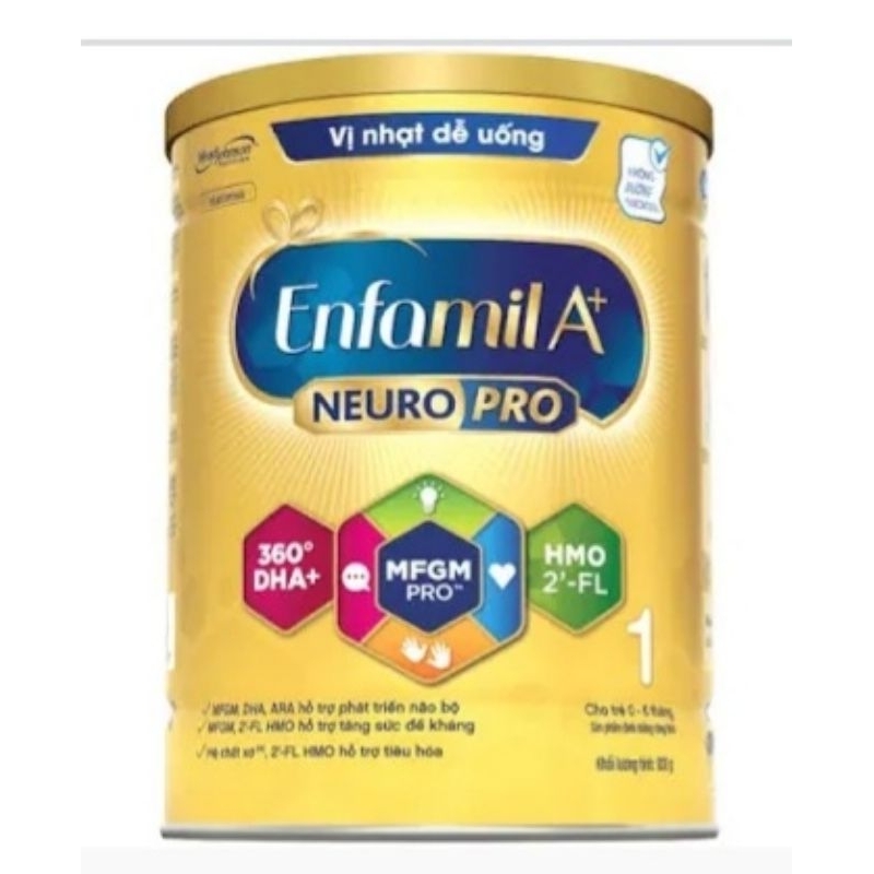 Sữa bột EnfamilA+ Neuropro 1 với 2' FL HMO - 830g date 2025