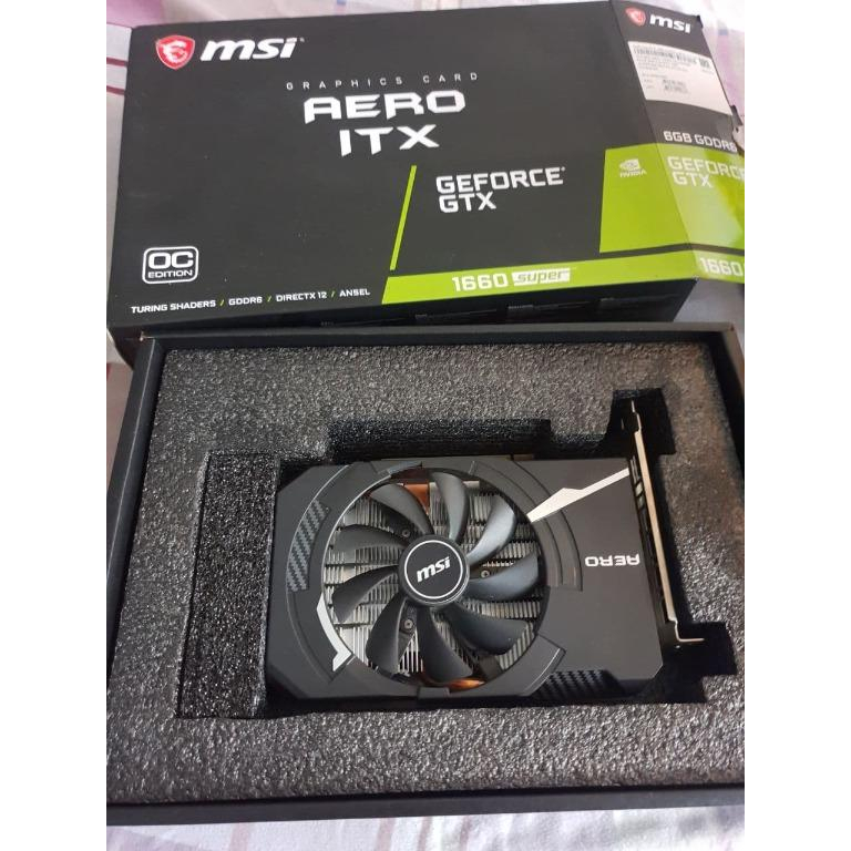 MSI GTX 1660 Super 6G D6 Areo ITX  Bảo Hành 9/2023