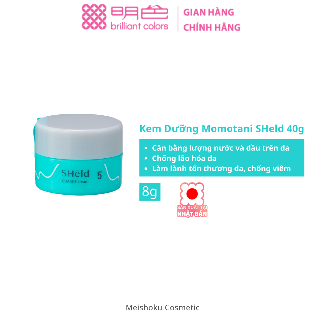 Momotani SHeld Charge Cream - Kem Dưỡng Momotani SHeld 8g