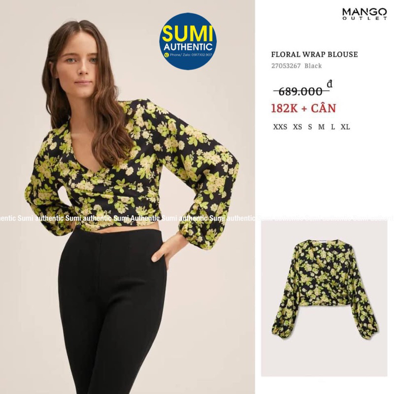 Áo sơ mi nữ tay dài Mango | Hàng chuẩn auth vợt sale