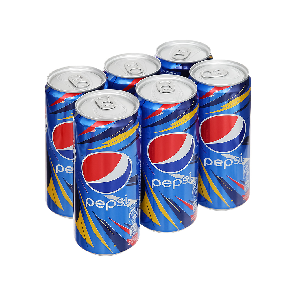 LỐC 6 LON PEPSI 330ML