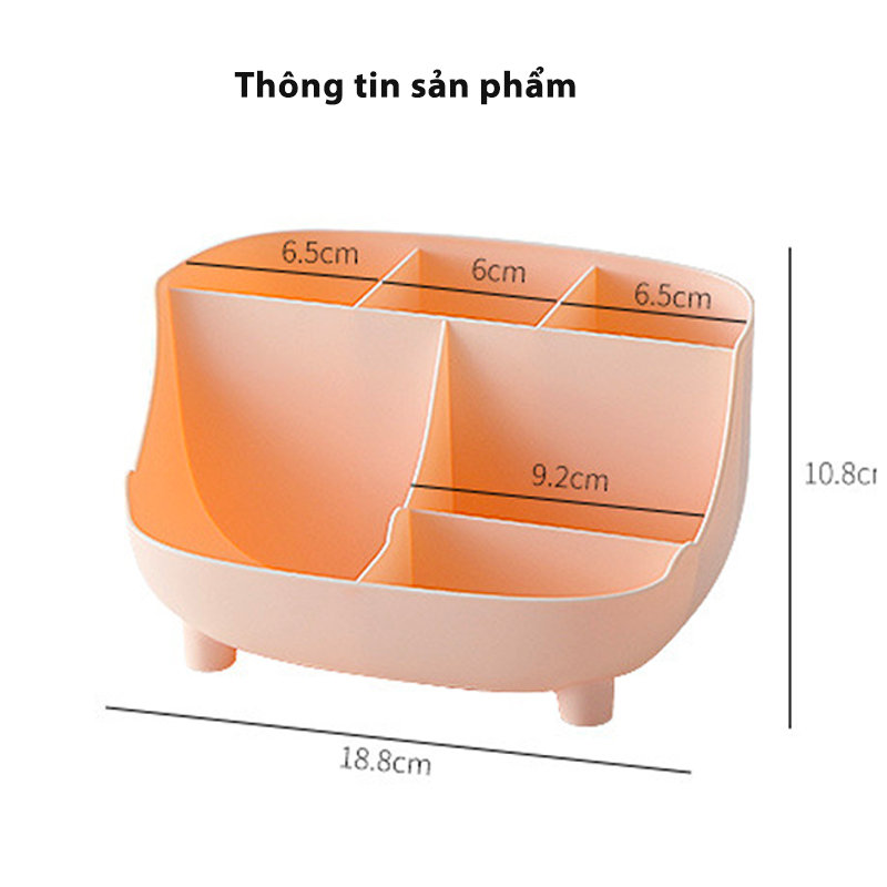 Hộp Đựng Bút Để Bàn JYoohome Lưu Trữ Văn Phòng Phẩm Hộp Để Đồ Dụng Cụ Trang Điểm Mỹ Phẩm Tặng Kèm Sticker Dễ Thương