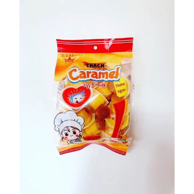 Thạch Caramel trứng Duy Phát thơm mát gói 400g