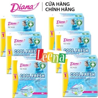 combo 6 gói bvs Diana sensi Cool fresh