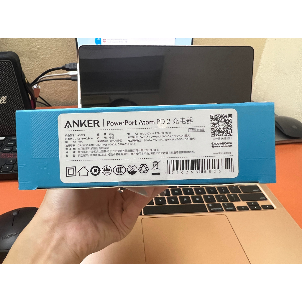 Sạc nhanh Anker PowerPort Atom PD 2  60W  - A2029