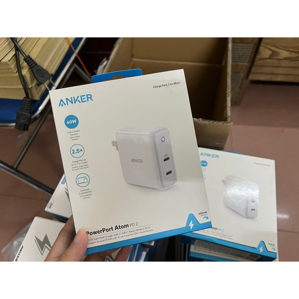 Sạc nhanh Anker PowerPort Atom PD 2  60W  - A2029