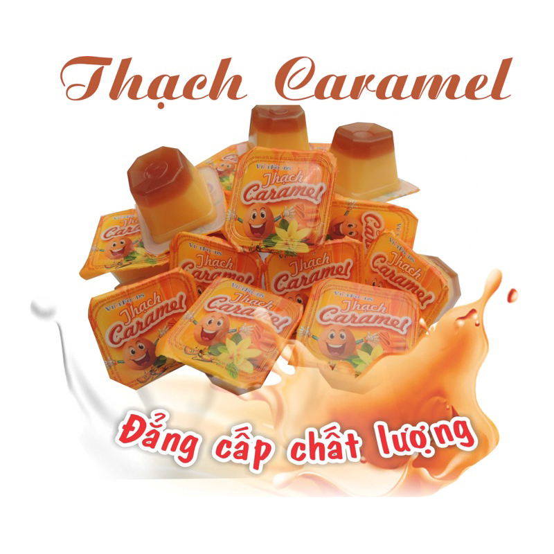 Thạch Caramel trứng Duy Phát thơm mát gói 400g