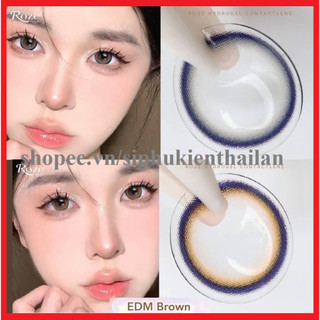 HCM có sẵn kính áp tròng các mẫu Lens mới nhất 2023 kính áp tròng màu tự nhiên ( tặng khay đơn) nâu tây xám tây BẢNG 3