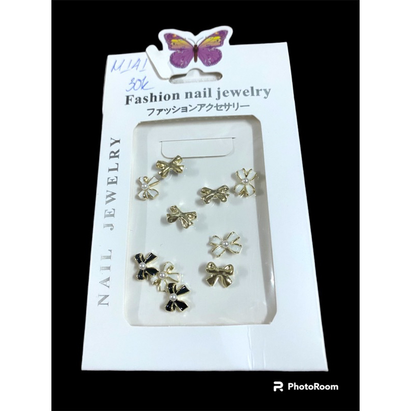 CHARM NƠ ĐÍNH NAIL NHIỀU MẪU-TRANG TRÍ MÓNG-LÀM ĐẸP MÓNG