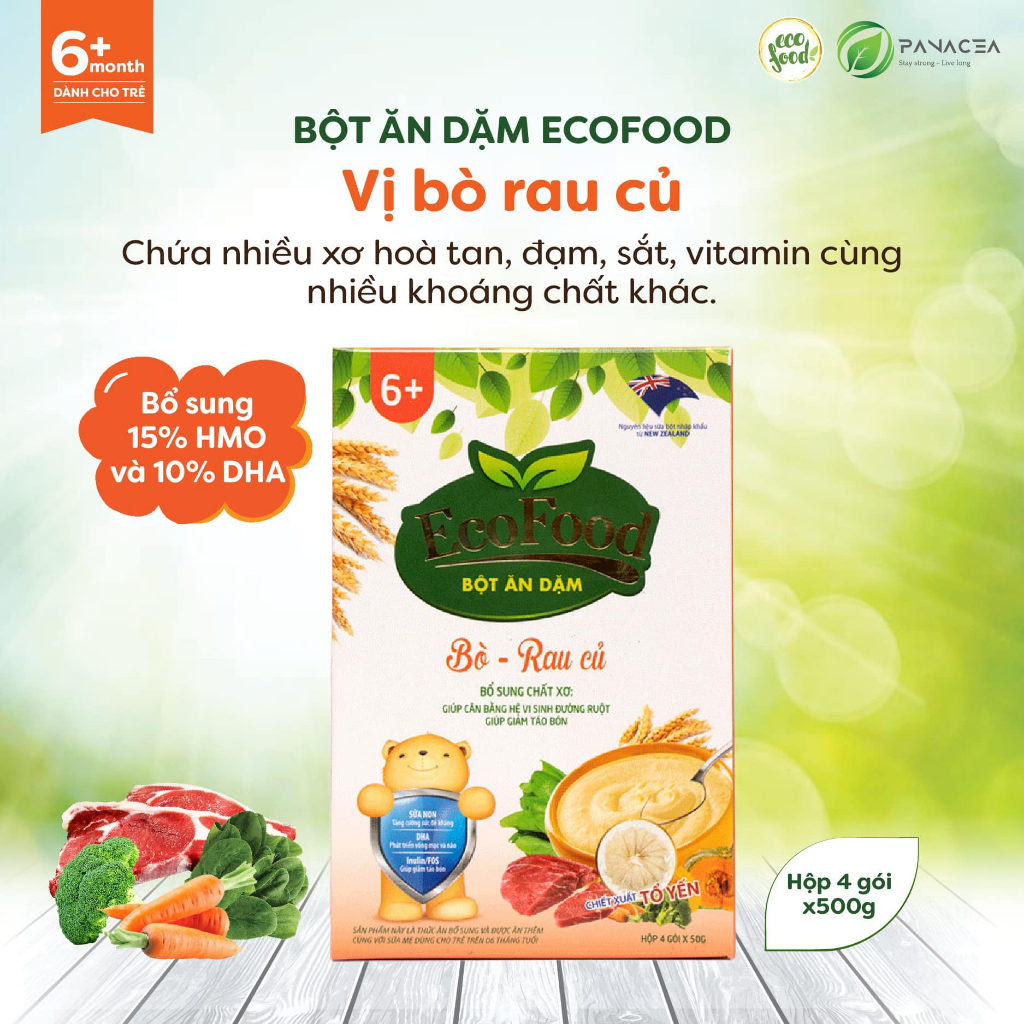 BỘT ĂN DẶM BÒ RAU CỦ ECOFOOD