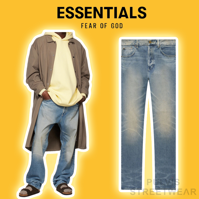 ⚡️[Mirror Quality] - Quần Jeans FOG Fear Of God ESENTIALS 5 Pocket Jeans Blue, quần bò FOG
