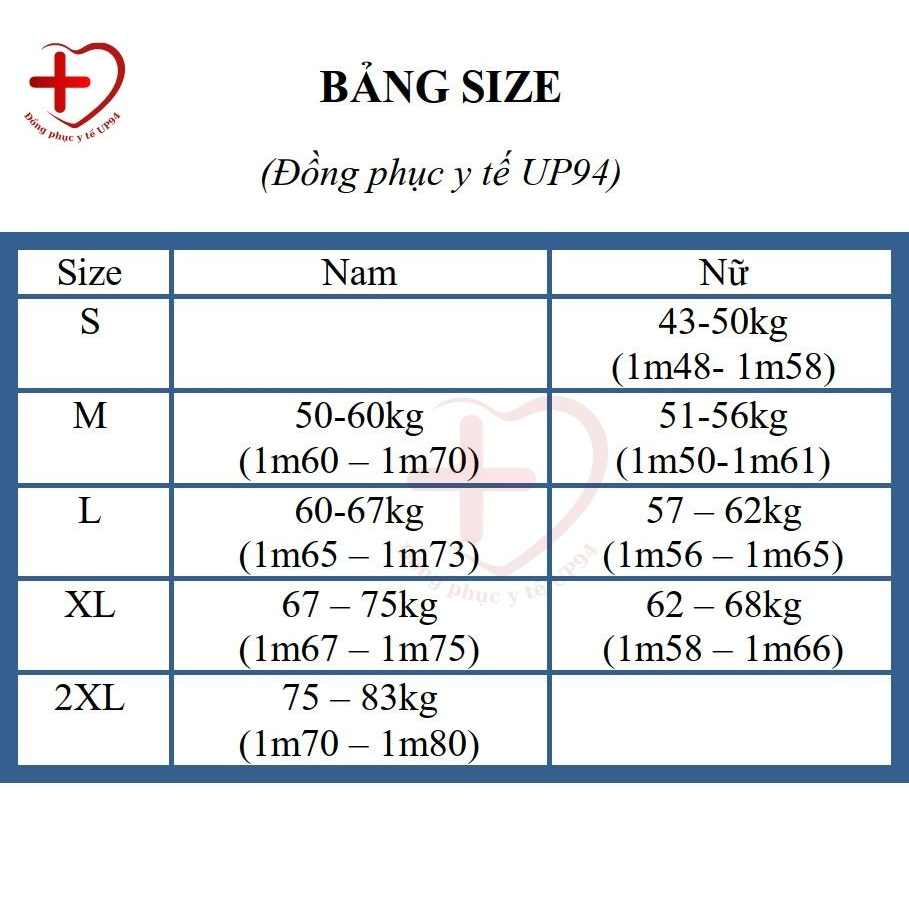 Áo Blouse trắng DÀI TAY dáng ngắn gần ngang đùi cho cả nam và nữ Dành Cho Y Tá, Dược Sĩ, Điều Dưỡng.