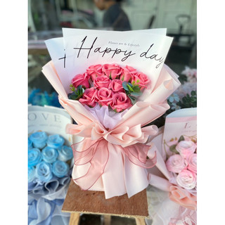 Bó hoa 10 bông sáp. quà tặng sinh nhật, 8/3,20/11,20/10,valentine...