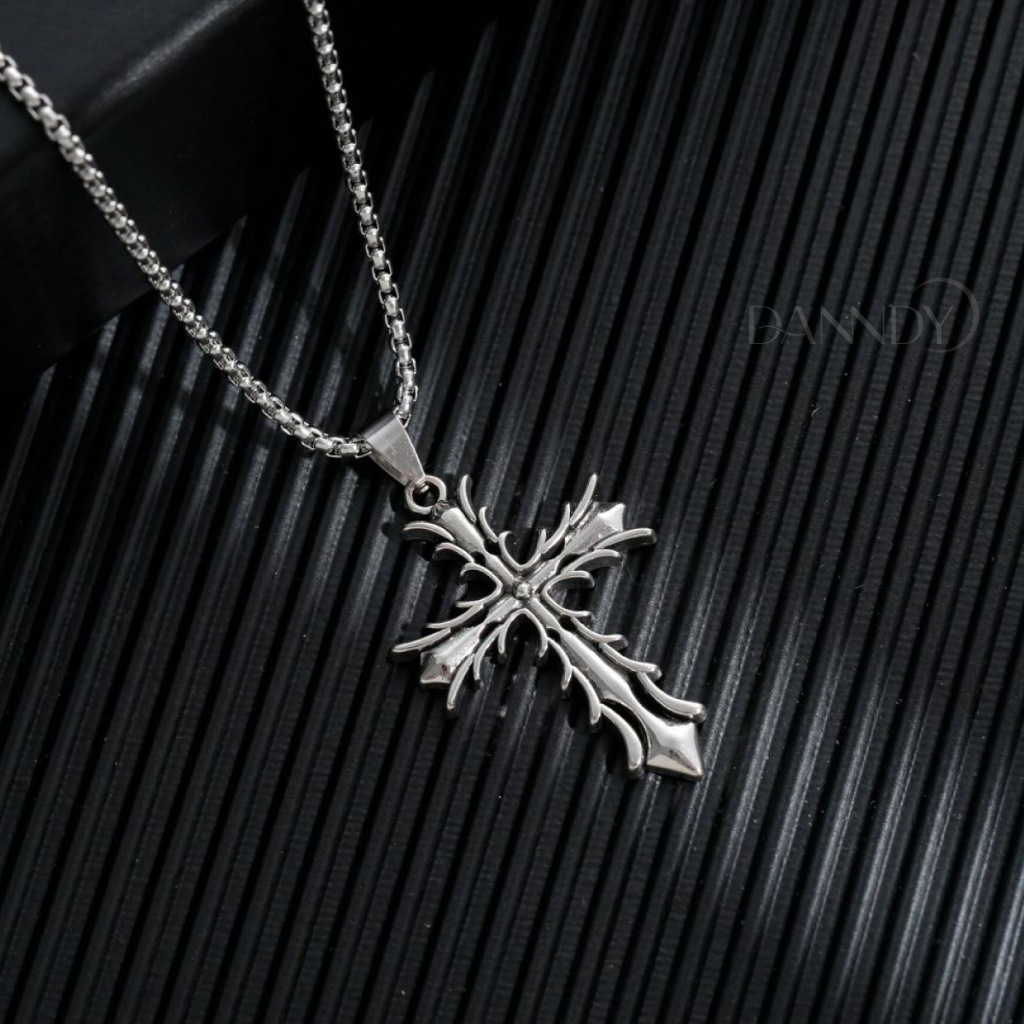 Dây Chuyền Thánh Giá Nam Nữ. Mặt Dây Chuyền Thánh Giá. Vòng Cổ Hình Thánh Giá Titan Không Gỉ | Dandy