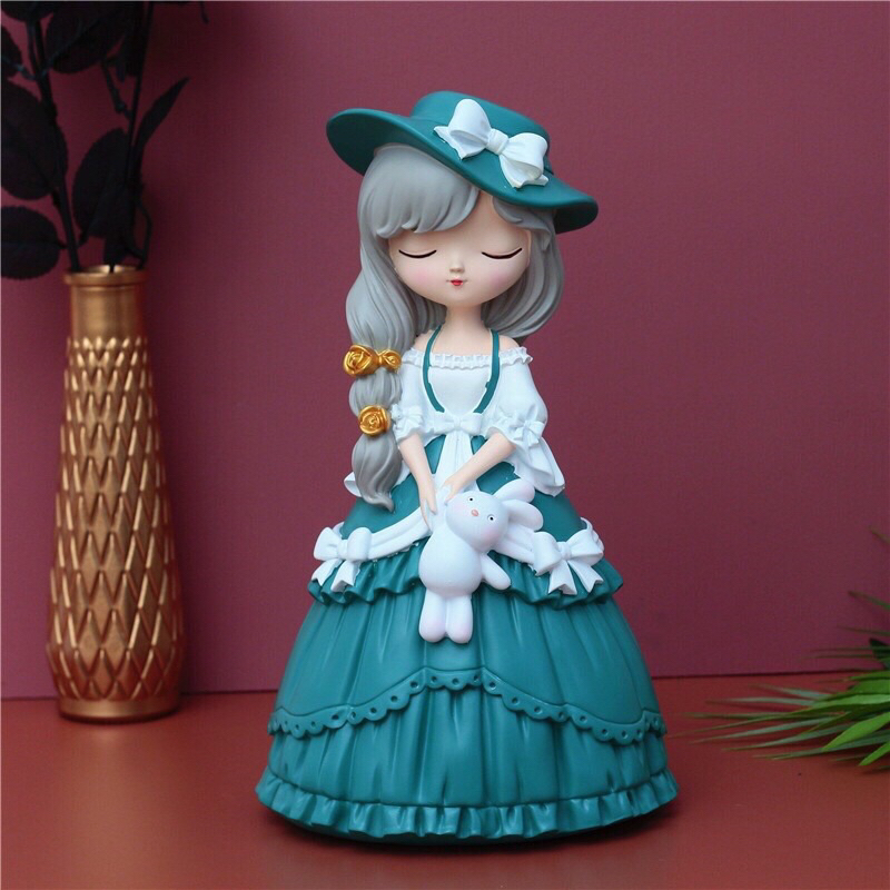 Tô Tượng thạch cao combo 4 công chúa size 12cm siêu đẹp