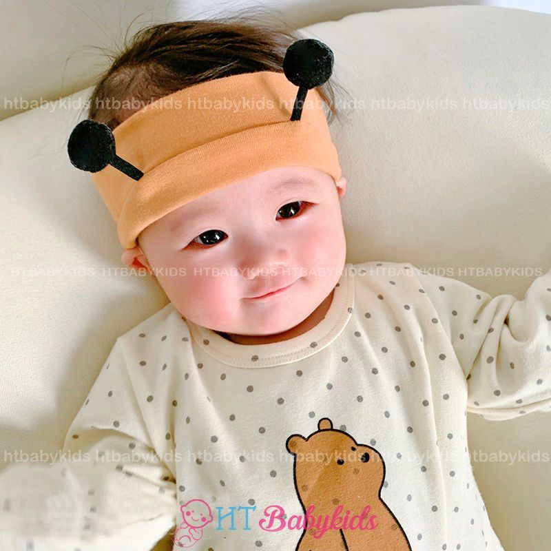 TỔNG HỢP CÁC MẪU BĂNG ĐÔ BẢN TO Hình Thú Dễ Thương, Turban Vải Thun Gân Cho Bé