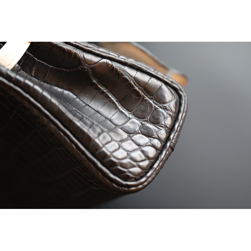 💰260.000.000 Hermes Kelly Doll Quelle Idole Black Alligator Thủ Công khâu tay hạng nhất Nhập Khẩu Da 🐊 Mĩ Nguyên Chiếc