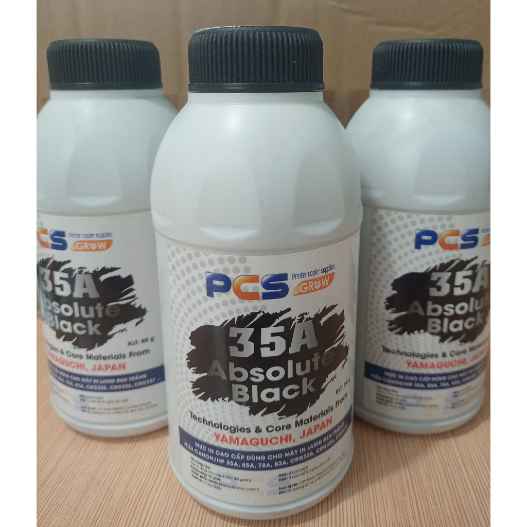 Combo 5  chai Mực nạp chuyên dùng cho hộp mực 35a - 79a - 48a - cf348a