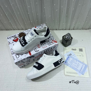 Giày thể thao dolce gabbana quai dán