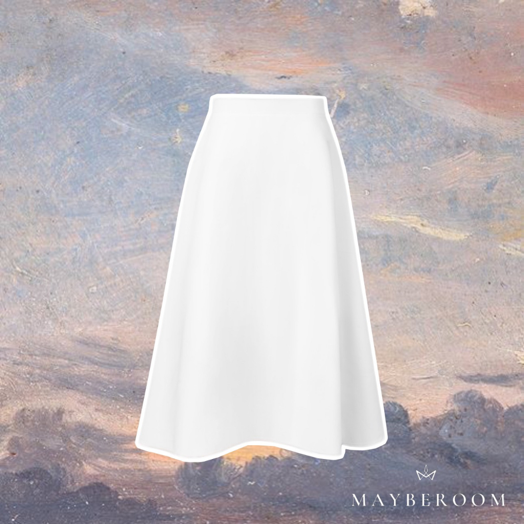 Chân váy đen xoè dáng dài cạp cao thanh lịch Jessica Mayberoom