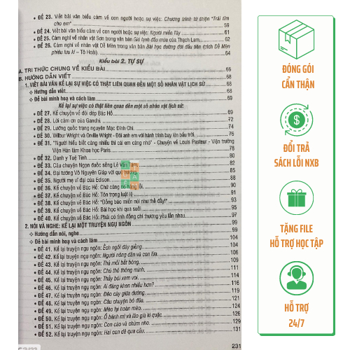 Sách - Hướng dẫn nói và viết Văn biểu cảm - tự sự - thuyết minh lớp 7
