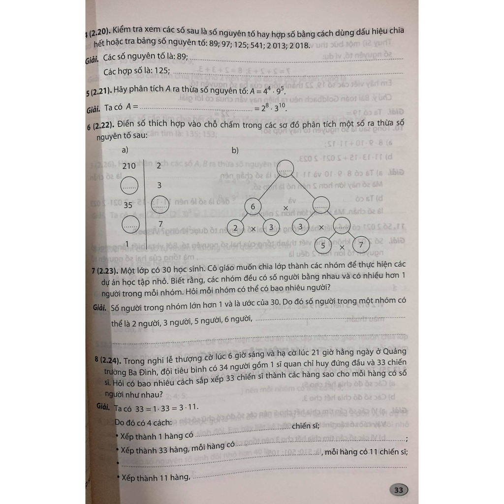 Sách - Vở thực hành Toán 6