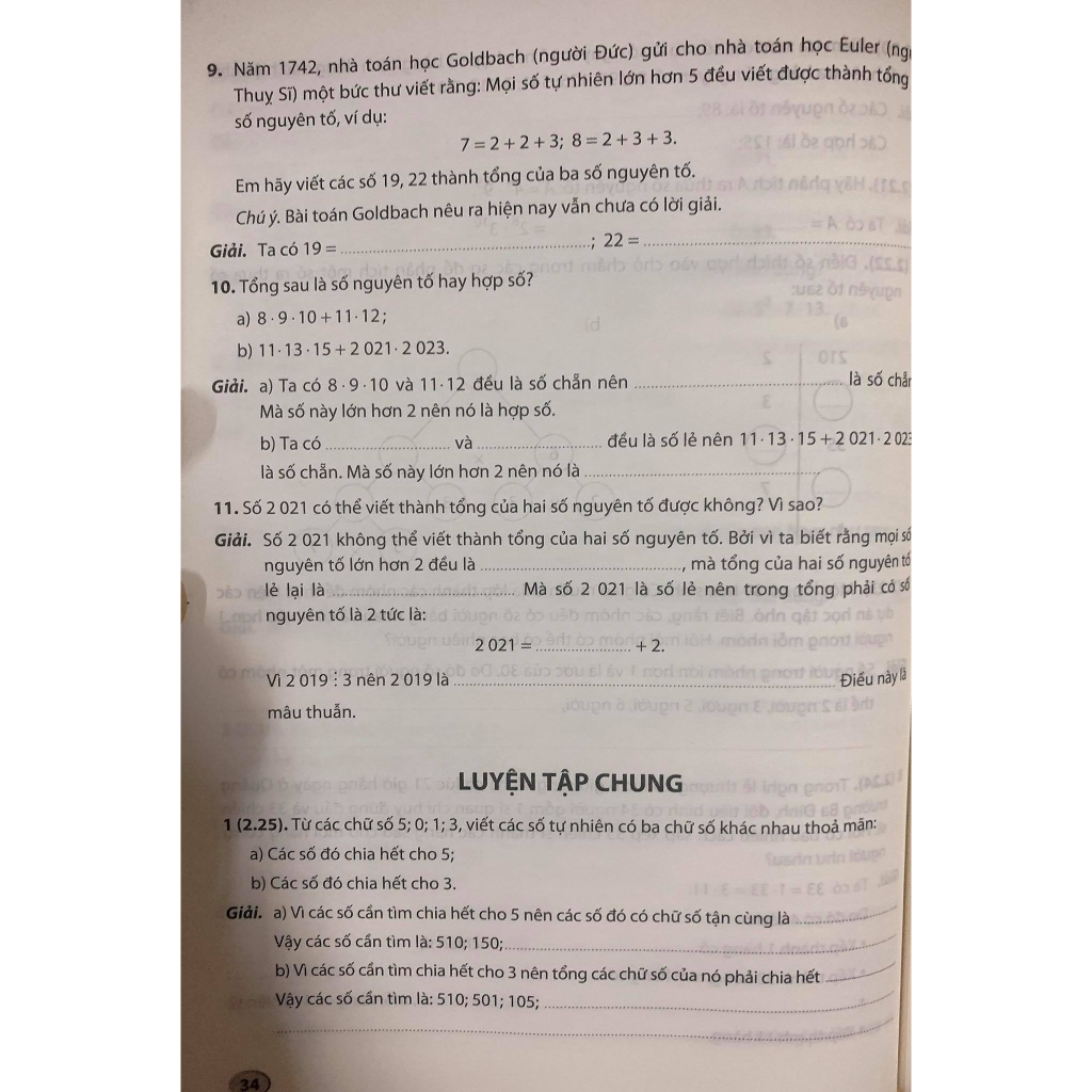 Sách - Vở thực hành Toán 6