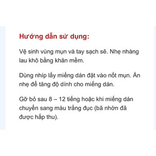 Miếng dán mụn Acnes. Hộp 24 miếng.