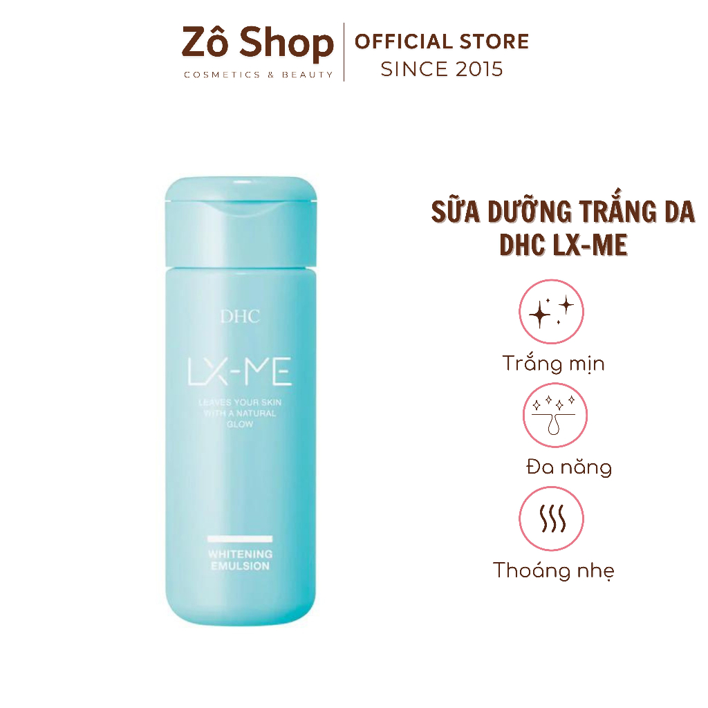 Sữa Dưỡng Trắng Da DHC LX-ME Whitening Emulsion 150ml