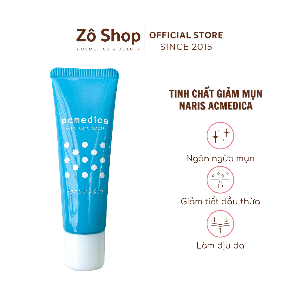 Gel ngừa mụn, làm dịu da - Naris Acmedica Acne Care Spots (25g)