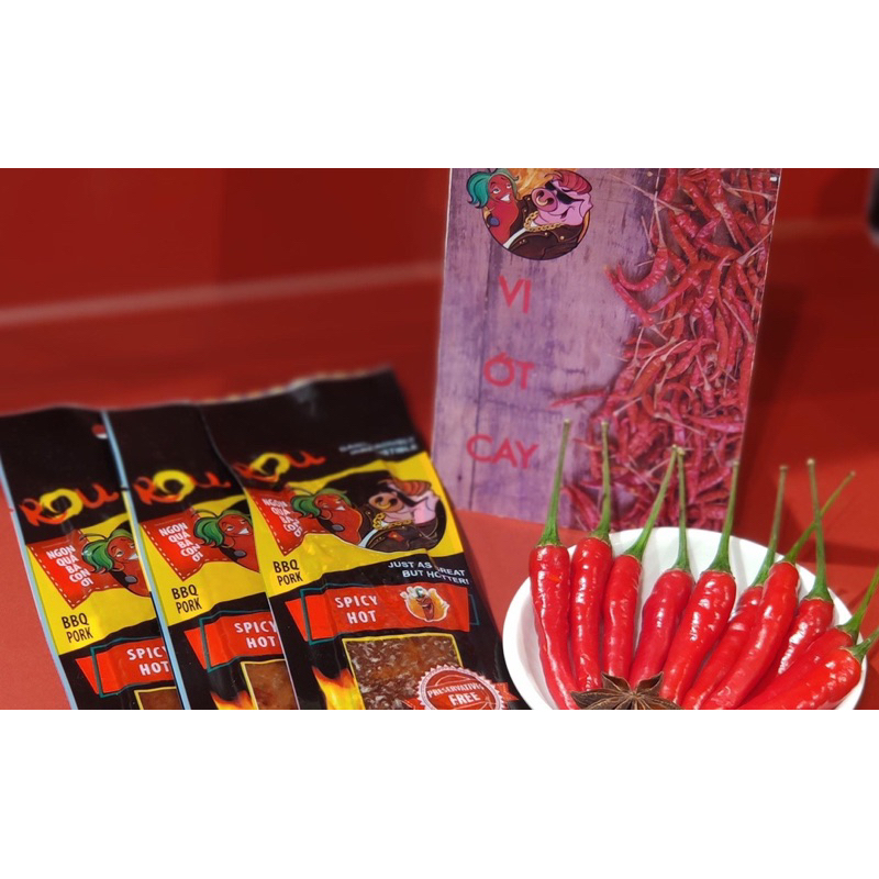 THỊT HEO NƯỚNG BAKKWA-mini-5 gói-mix 3 vị