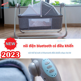 Nôi Điện Tự Động Đại Vĩ Haappy. Nôi điện thế hệ mới kết nối bluetooth có điều khiển từ nhạc, usb, bluetooth