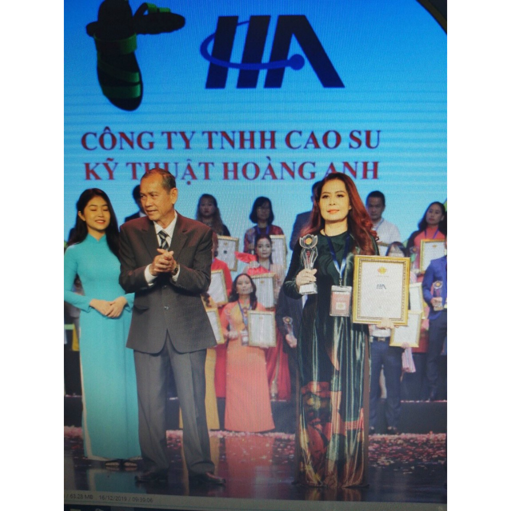 Dép cao su quai ngang kèm hậu chính hãng HOÀNG ANH