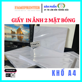 Giấy in 2 mặt bóng in hình thẻ 210gms