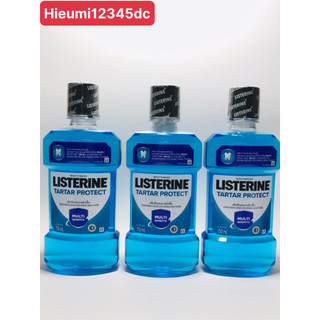 Nước súc miệng ngăn ngừa mảng bám Listerine Tartar Protection 750ml