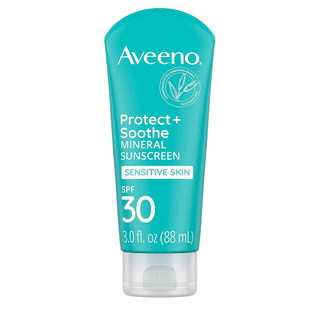 Kem chống nắng không nhờn, chống trôi cho da nhạy cảm Aveeno Positively Mineral Sensitive Skin Daily Sunscreen Lotion wi