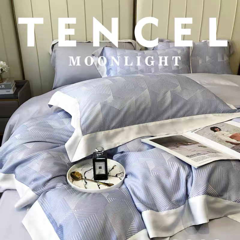 (Có ảnh cận chất) Bộ Ga Trải Giường Tencel Cao Cấp Sang Trọng Bộ 4 Món Đủ Mọi Kích Thước