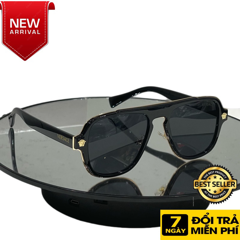 Kính Râm Nam Nữ VERSACE Chống UV.Kính Mát Nam Nữ Thời trang Phong Cách Italy Bảo hành 3 tháng.Xuất xứ Trung Quốc